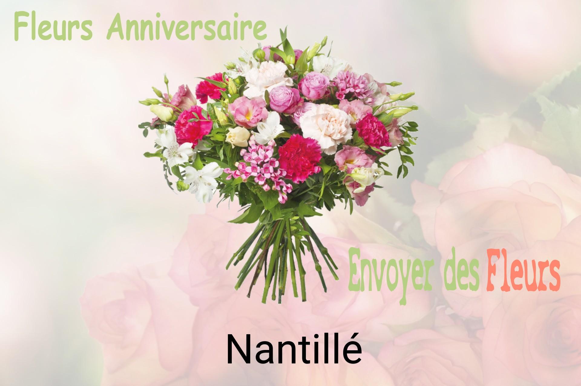 Bouquet de fleurs d’anniversaire livré à Nantillé